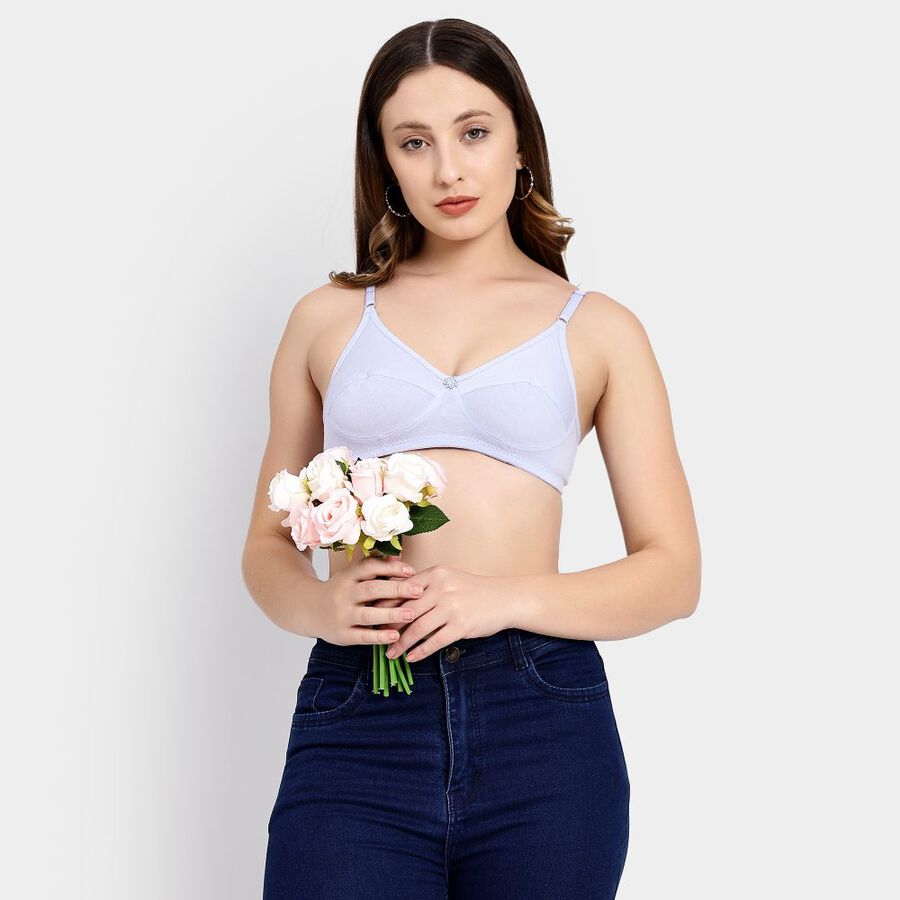 Ladies' Non-Padded Bra, Light Blue, large image number null
